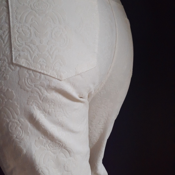 COPY - Suko off white patterned Jean's - Picture 7 of 8